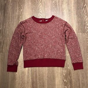 Active USA‎ Cropped Sweatshirt Maroon/Pink Small